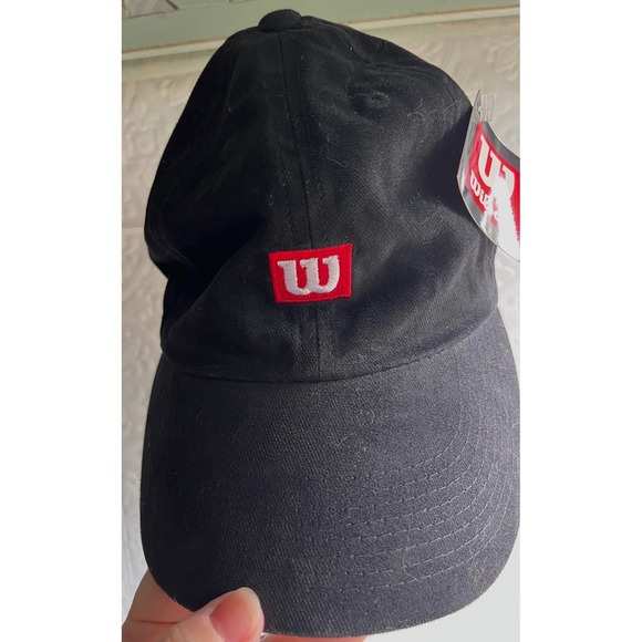 Wilson Other - New Wilson Fat Shaft Smart-Core‎ Black Adjustable Baseball Hat Golf Hat Cap NWT